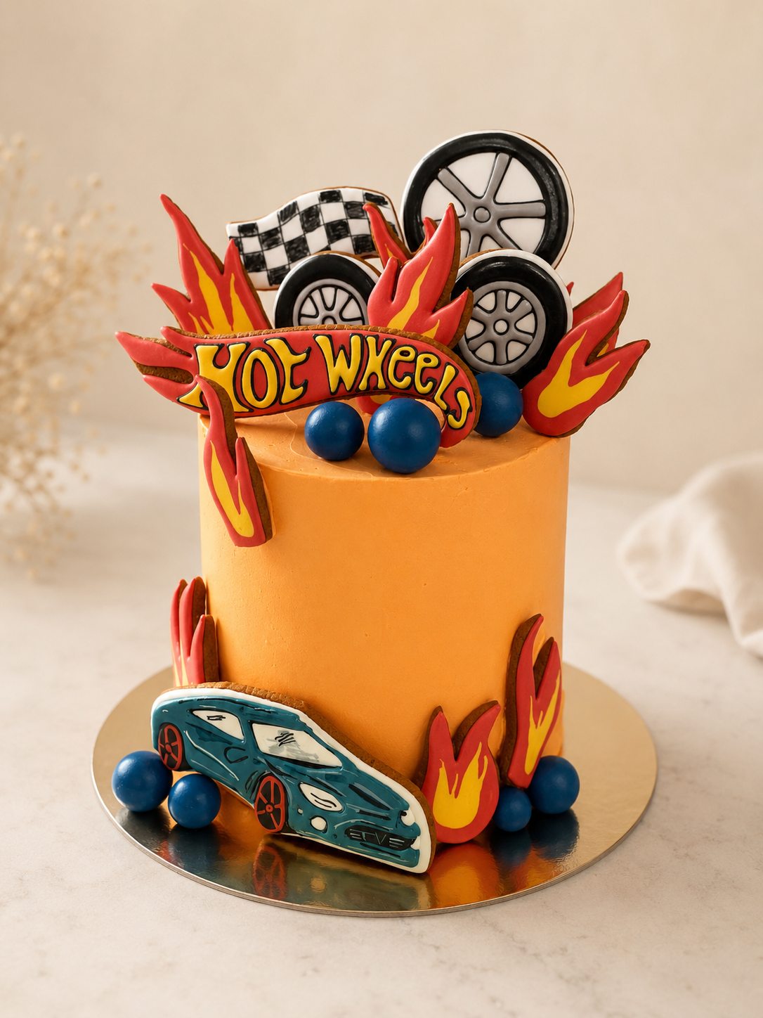 Hot Wheels torta