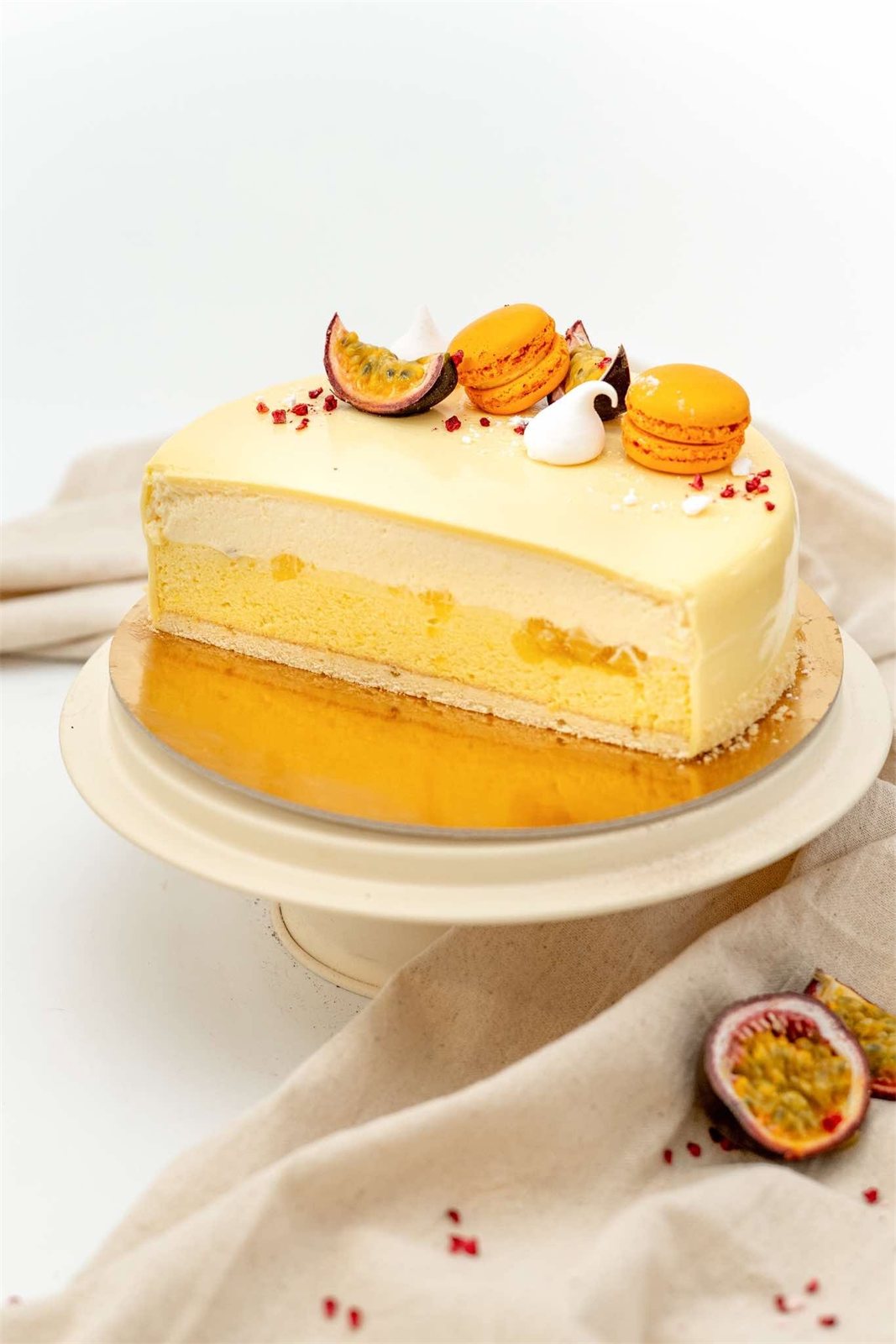 Vaníliakrémes mousse torta